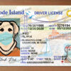 rhode island drivers license template