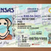 kansas drivers license template