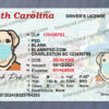 south carolina drivers license psd