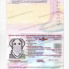 fake czech passport template