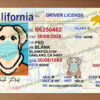 california drivers license template