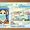 blank tennessee drivers license template