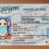 mississippi drivers license template