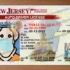 new jersey drivers license template