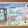 oregon drivers license template