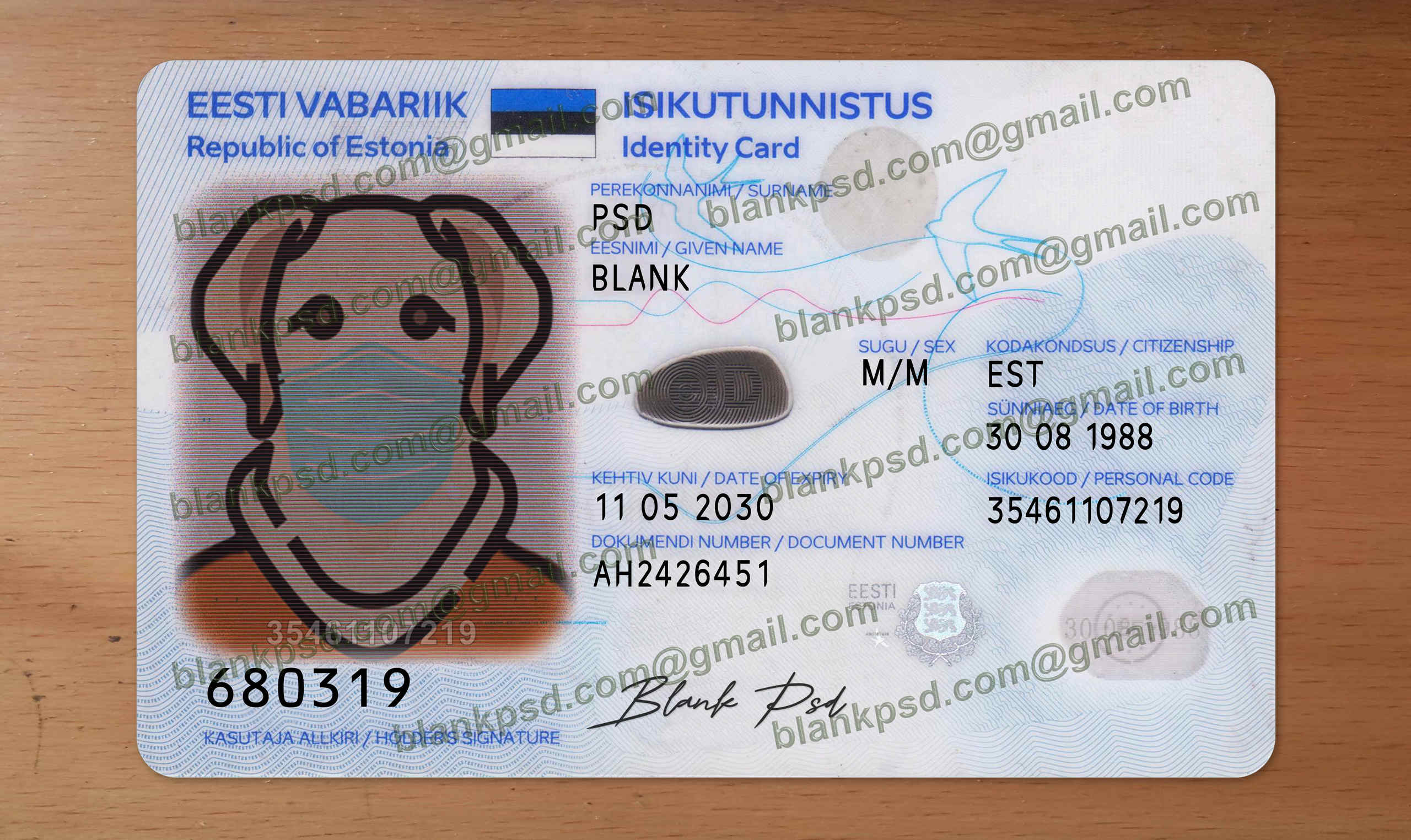 estonia id card psd