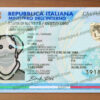 italy id card template