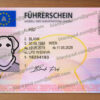 austria drivers license template