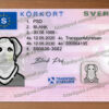 sweden drivers license template