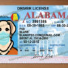 alabama drivers license template