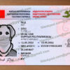 kyrgyzstan drivers license template