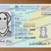 dutch id card template