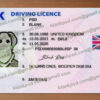 fake uk driver license