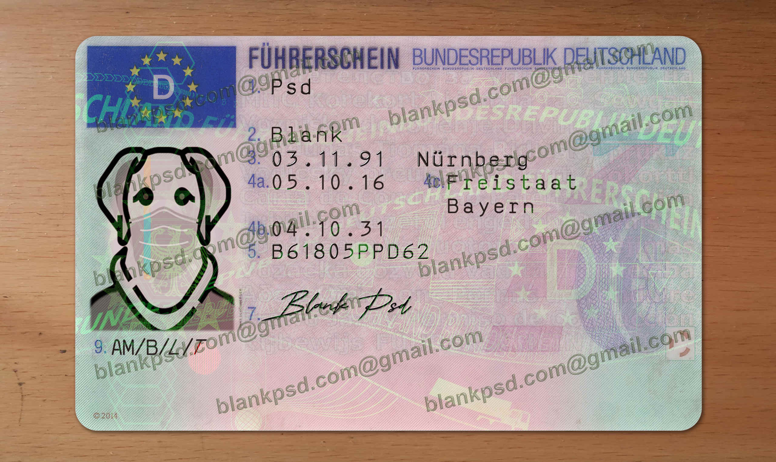 fake german drivers license