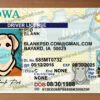 iowa drivers license template